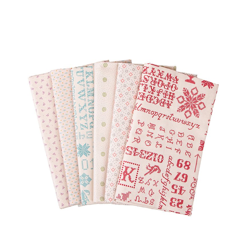 Piece & Plenty Latte 1 - Yard Fabric Bundle, 6 Pieces – Lori Holt for Riley Blake - Ray of Sonshine Design
