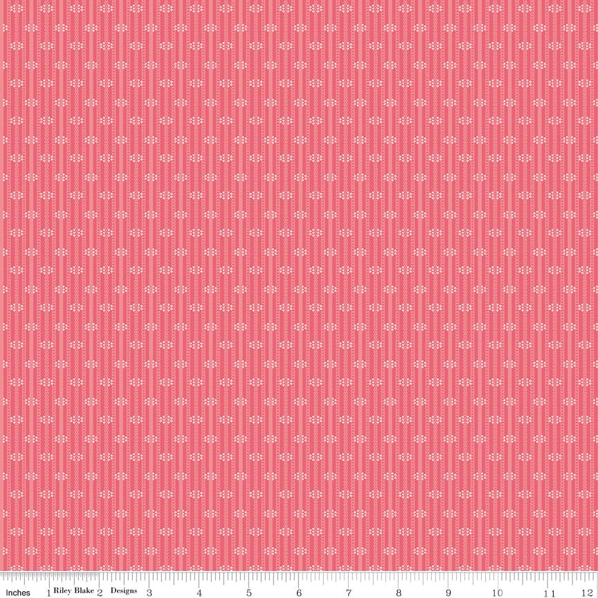 Piece & Plenty Stripe Tea Rose - Ray of Sonshine Design
