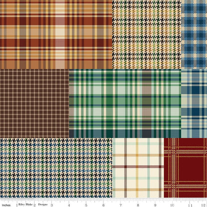 Plaid - Venture Club Plaids Cheater Print Multi Riley Blake Designs Quilting Cotton Fabric by the Yard - Ray of Sonshine Design