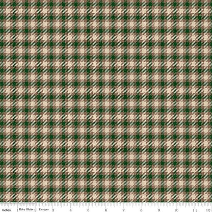Plaid - Venture Club Scout Forest Riley Blake Designs Quilting Fabric by the Yard - Ray of Sonshine Design
