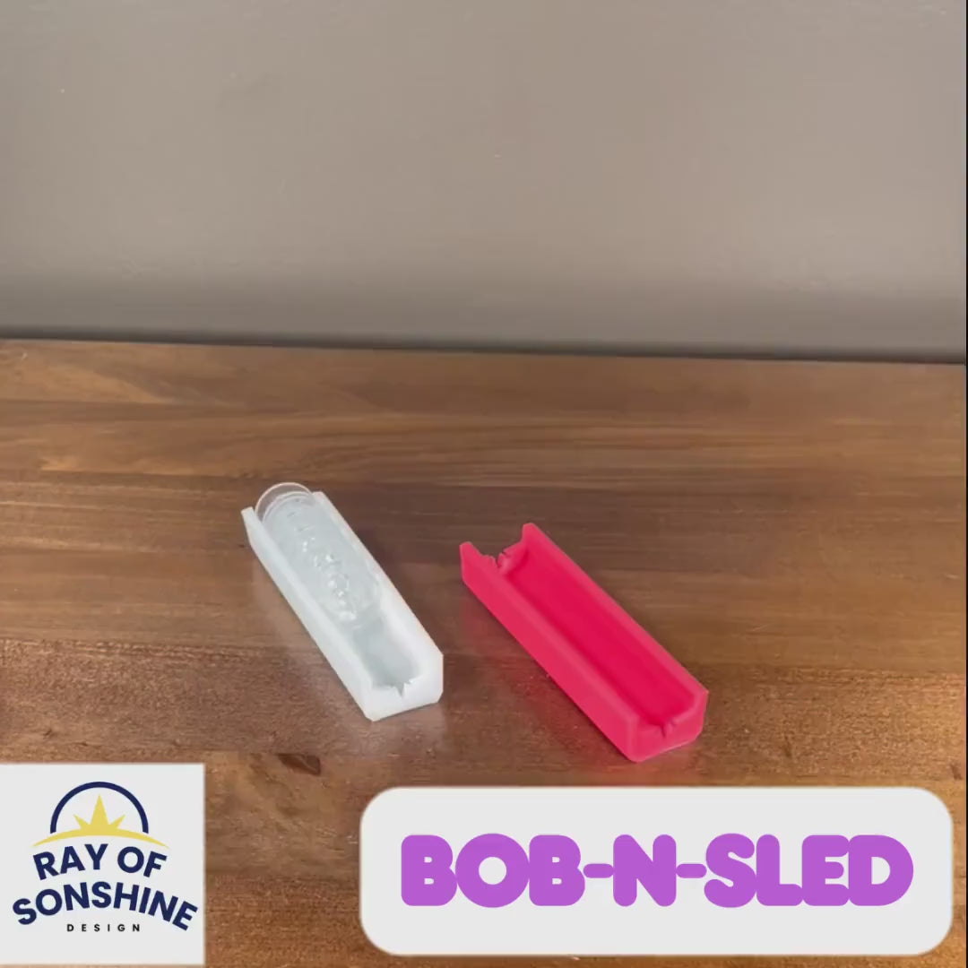 BOB-N-SLED Bobbin Holder, Organizer throw and go for Sewing Machine Bobbins- Sets of 1 , 2 or 3