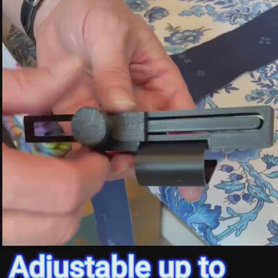 Binding Folder for Quilt Binding, Fully Adjustable Width up to 3 inches - Clip or Clamp Configurations NEW!