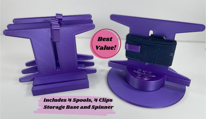 Quilt Binding Spool System - Streamline Your Sewing Projects - Quilt Binding Holder - Ray of Sonshine Design