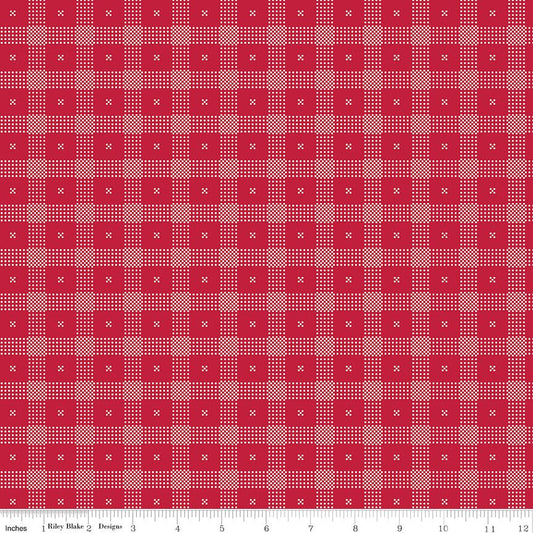 Red Delicious Candy Apple Red Riley Blake Designs Cotton Fabric by the Yard - Ray of Sonshine Design