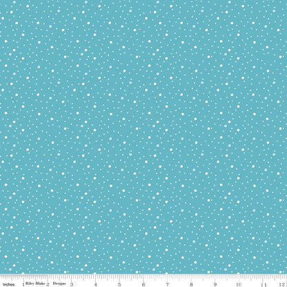 Reef Bubbles Blue Riley Blake Designs Quilting Cotton Fabric by the Yard - Ray of Sonshine Design