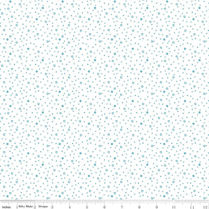Reef Bubbles White - Riley Blake Designs - Cotton Fabric by the Yard - C17275 - WHITE - Ray of Sonshine Design