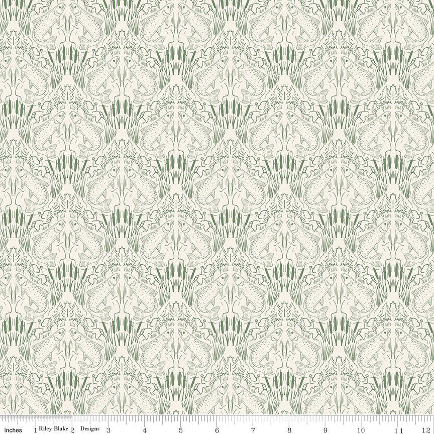 Riley Blake Let’s Wander First Catch Cream Quilting Cotton by the Yard - Ray of Sonshine Design