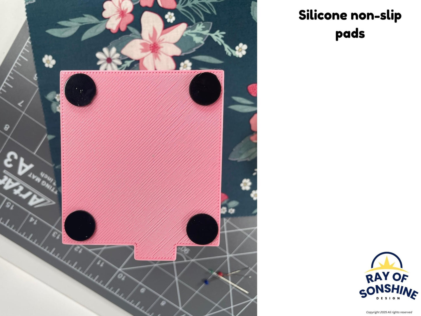 Rotary Cutter Caddy – Scissor & Notions Organizer for Quilters and Sewists - Fabric cutting stations - Ray of Sonshine Design