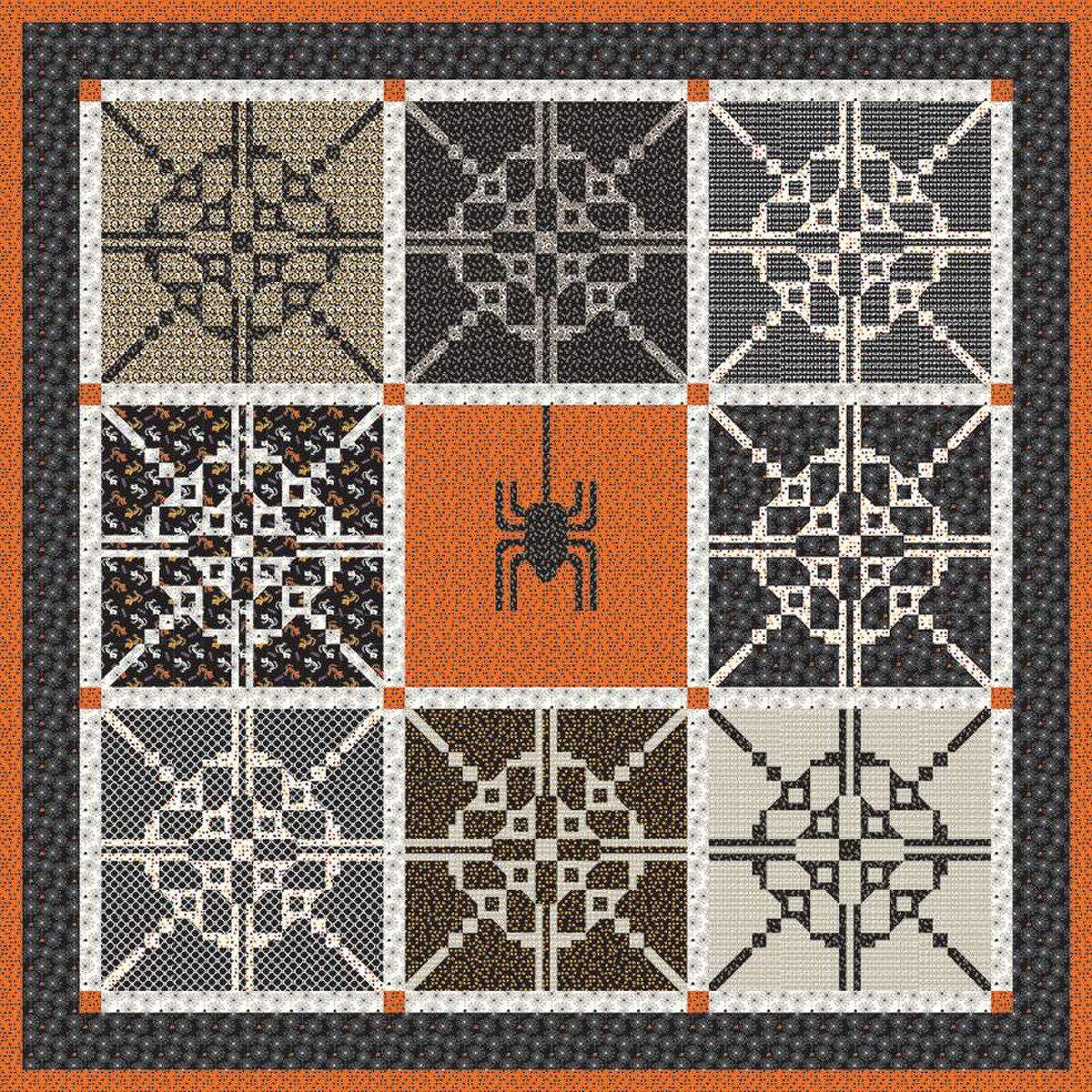Sandy Gervais Witch's Lace Quilt Pattern - Riley Blake Designs - Halloween - P157 - WITCHSLACE - Ray of Sonshine Design