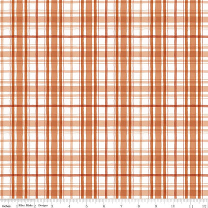 Santa's Tree Farm Plaid Rudolph - Riley Blake Designs - Holiday Christmas Cotton Fabric by the yard - C16453 - RUDOLPH - Ray of Sonshine Design