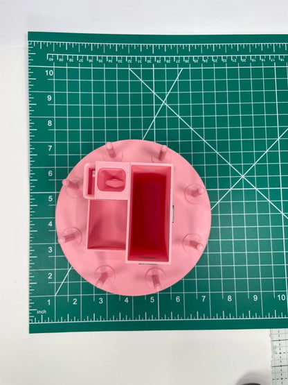 Sewing Caddy Carousel Tower, Thread Holder and Tool Organization - Ray of Sonshine Design