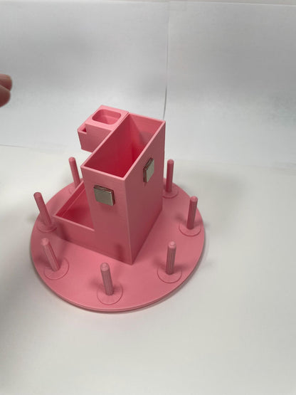 Sewing Caddy Carousel Tower, Thread Holder and Tool Organization - Ray of Sonshine Design