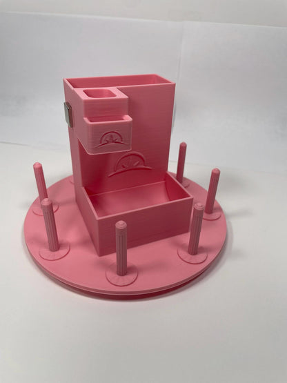 Sewing Caddy Carousel Tower, Thread Holder and Tool Organization - Ray of Sonshine Design