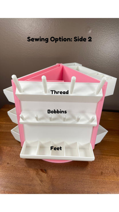 Sewing / Craft Organizing Carousel - Sewing notions - sewing tools - notions organizers - Ray of Sonshine Design