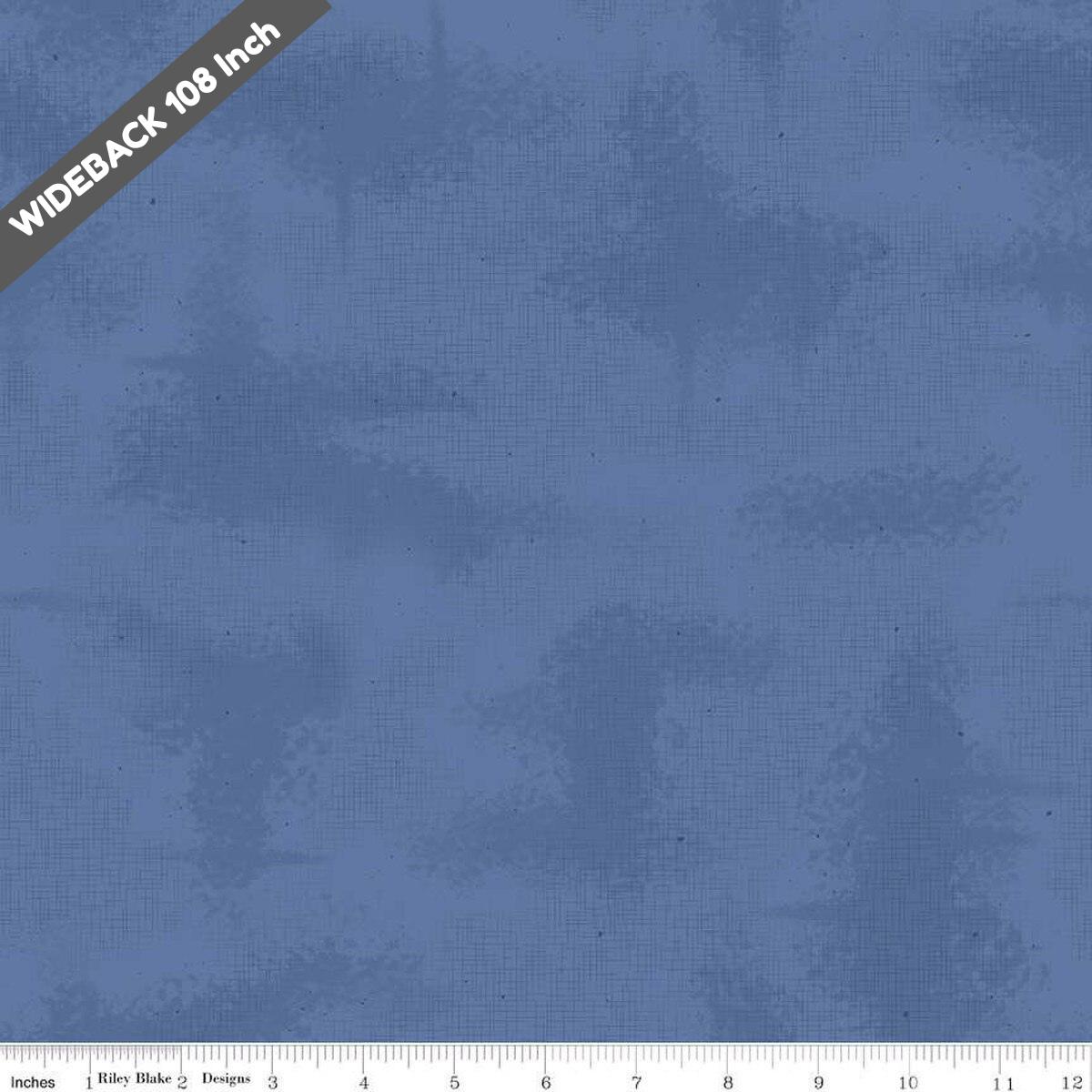 Shabby Denim - Black Riley Blake 107/108" Wide Back Cotton Fabric - WB605 - DENIM - Ray of Sonshine Design