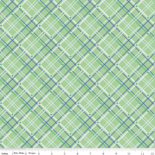 Simple Pleasures Plaid Sage - Ray of Sonshine Design
