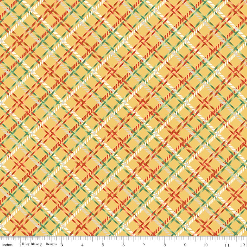 Simple Pleasures Plaid Yellow - Ray of Sonshine Design