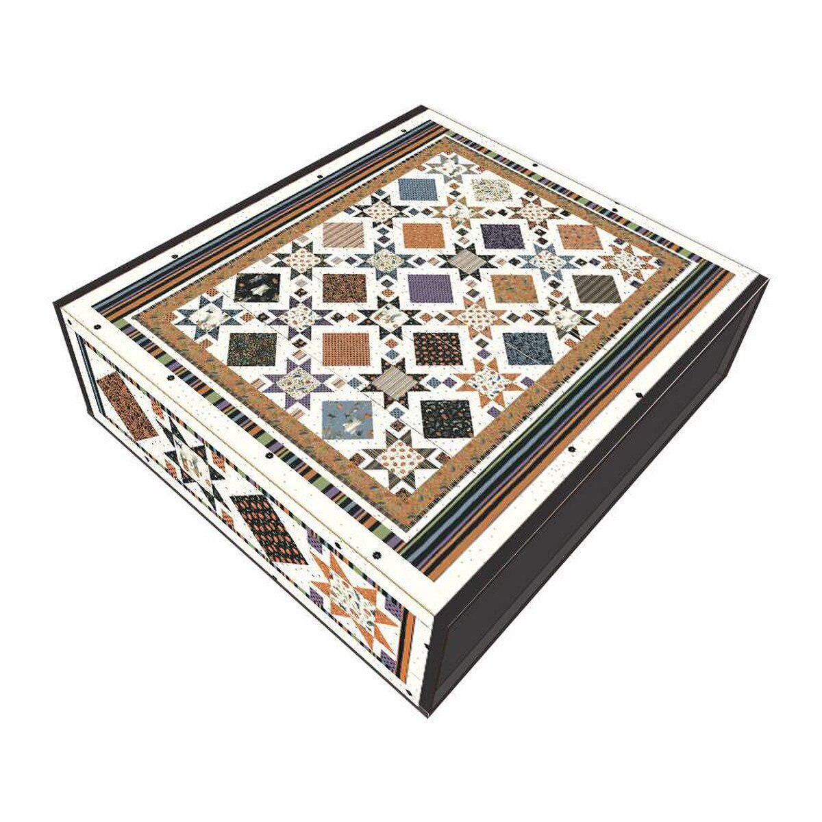 Stars and Windows Quilt Kit includes pattern and fabric for quilt top and binding. Backing not included. SKU: KT - 15960 - Ray of Sonshine Design