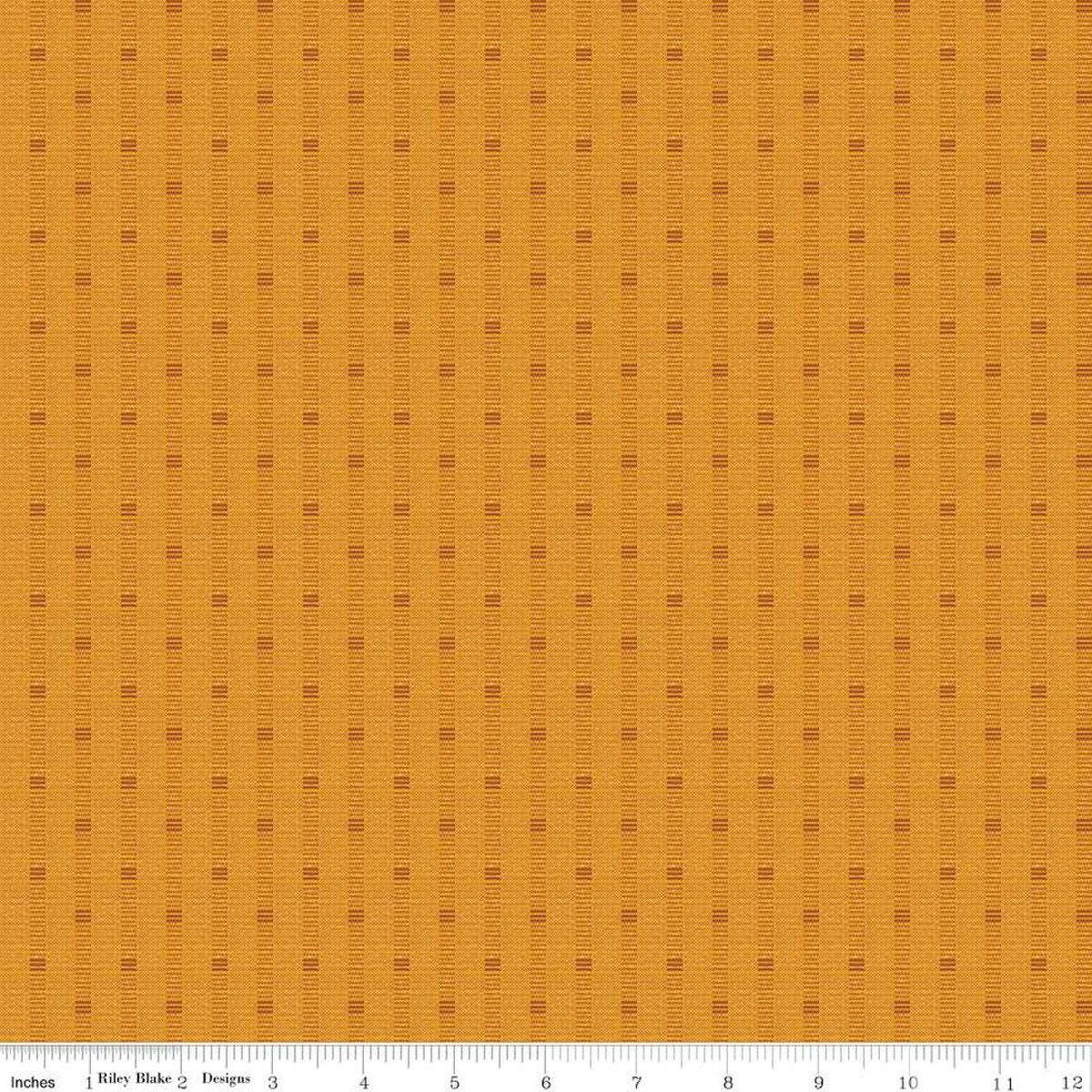 Stitcher's Shadow Stripe Gold - Double Napped Flannel by the yard - Riley Blake Designs - F15551 - GOLD - Ray of Sonshine Design