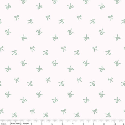 Sweet Cotton Tales Twirls & Ties Cream Riley Blake Quilting Fabric by the Yard - Ray of Sonshine Design