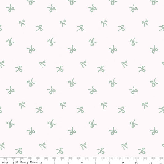 Sweet Cotton Tales Twirls & Ties Cream Riley Blake Quilting Fabric by the Yard - Ray of Sonshine Design