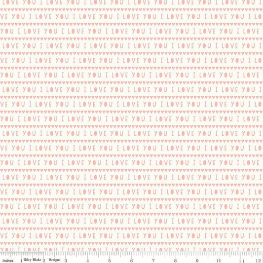 Sweetheart I Love You Cream - C15503 - CREAM - Riley Blake Designs - Cotton Fabric by the yard - Ray of Sonshine Design