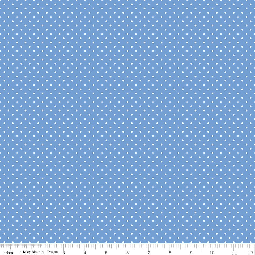 Swiss Dot Blueberry - Ray of Sonshine Design