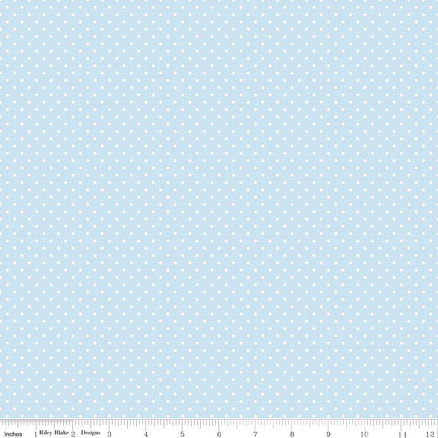 Swiss Dot Boy Blue - Ray of Sonshine Design