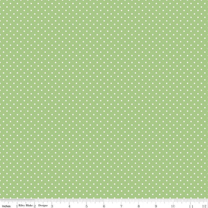 Swiss Dot Color Green - Ray of Sonshine Design