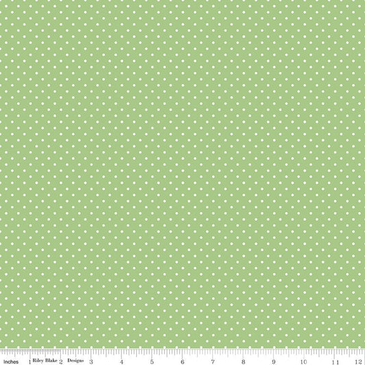 Swiss Dot Color Green - Ray of Sonshine Design