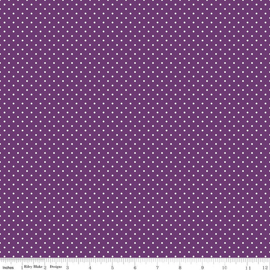 Swiss Dot Eggplant - Ray of Sonshine Design