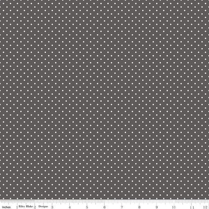 Swiss Dot Shadow - Riley Blake Designs - Cotton Fabric by the yard - C670 - SHADOW - Ray of Sonshine Design