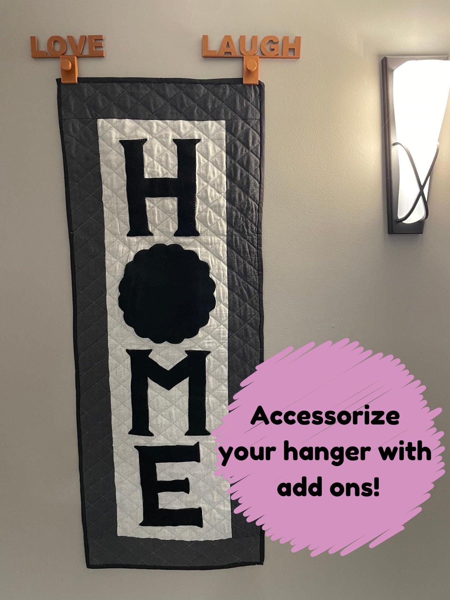 Textile Hanger , Quilt Hanger - 6 or 12 Pack - Ray of Sonshine Design