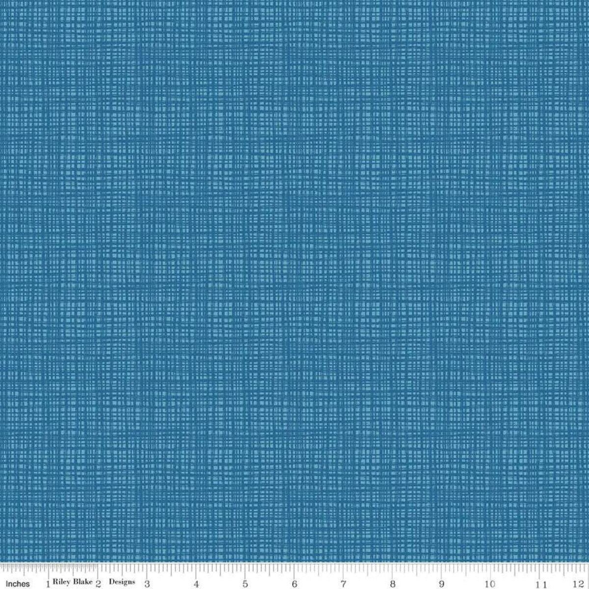 Texture Blue - Riley Blake Designs - Cotton Fabric by the yard - C610 - BLUE - Ray of Sonshine Design