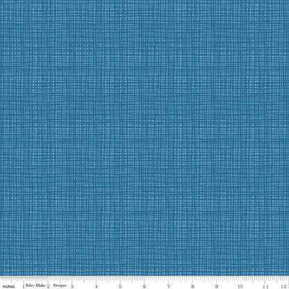 Texture Blue - Riley Blake Designs - Cotton Fabric by the yard - C610 - BLUE - Ray of Sonshine Design