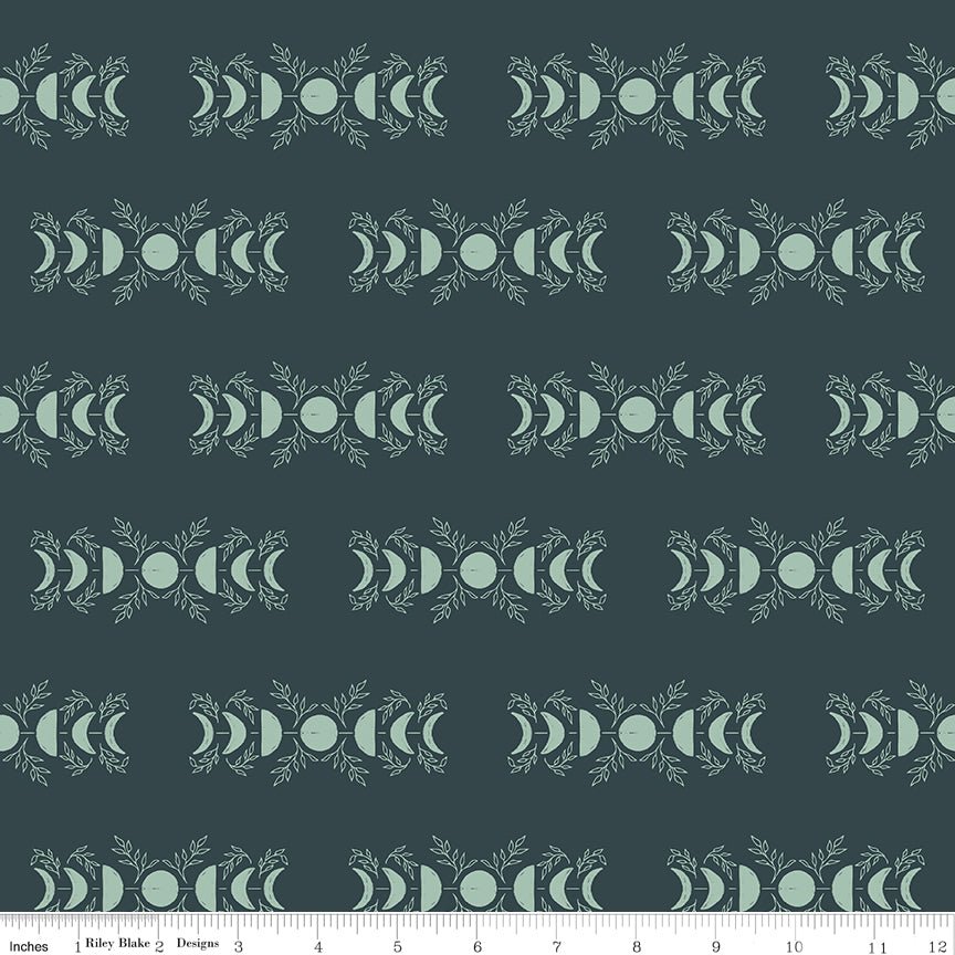 The Apothecary Celestial Teal Riley Blake Designs Fabric by the Yard - Ray of Sonshine Design