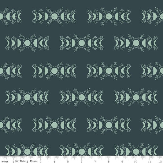 The Apothecary Celestial Teal Riley Blake Designs Fabric by the Yard - Ray of Sonshine Design
