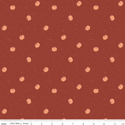The Apothecary Pumpkin Toss Rust Riley Blake Designs Fabric by the Yard - Ray of Sonshine Design