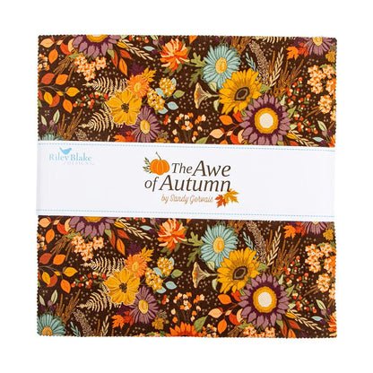 The Awe of Autumn 10" Stacker Bundle - Riley Blake Designs - 42 piece Precut - 10 - 16190 - 42 - Ray of Sonshine Design
