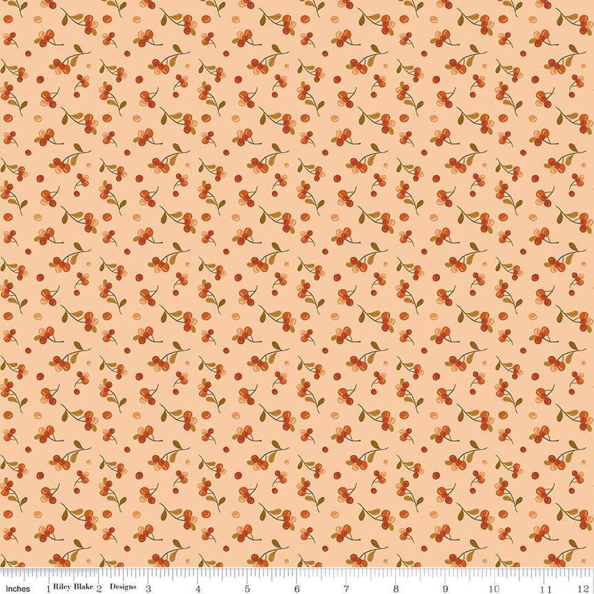 The Awe of Autumn Bittersweet Blush - C16195 - BLUSH - Riley Blake Designs - Fall Fabric - Cotton Fabric by the yard - Ray of Sonshine Design