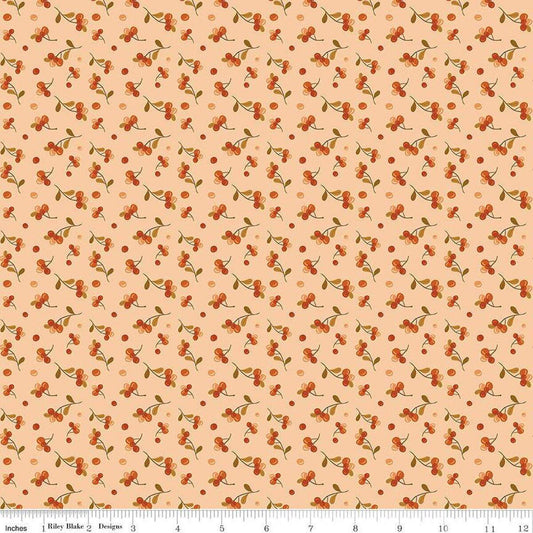 The Awe of Autumn Bittersweet Blush - C16195 - BLUSH - Riley Blake Designs - Fall Fabric - Cotton Fabric by the yard - Ray of Sonshine Design
