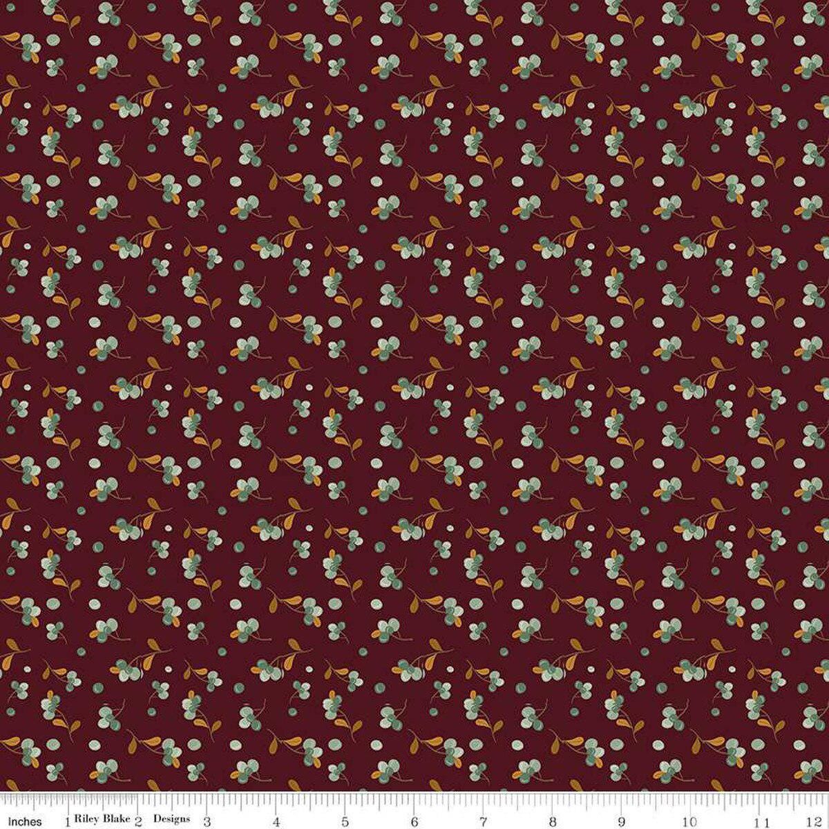 The Awe of Autumn Bittersweet Mahogany - C16195 - MAHOGANY - Riley Blake Designs - Fall Fabric - Cotton Fabric by the yard - Ray of Sonshine Design