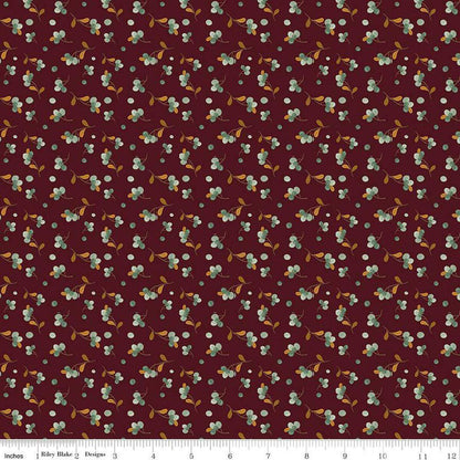 The Awe of Autumn Bittersweet Mahogany - C16195 - MAHOGANY - Riley Blake Designs - Fall Fabric - Cotton Fabric by the yard - Ray of Sonshine Design