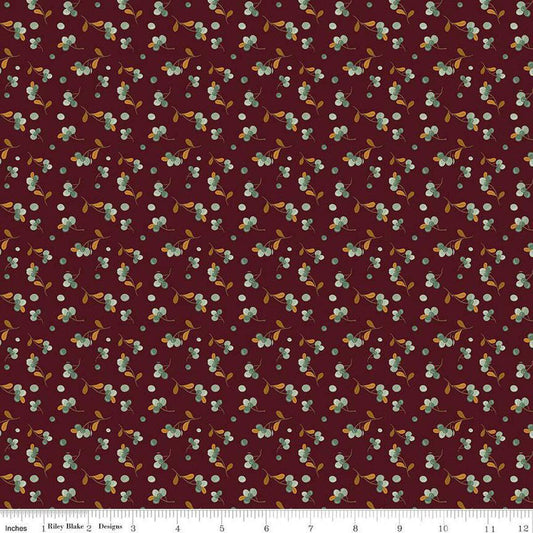 The Awe of Autumn Bittersweet Mahogany - C16195 - MAHOGANY - Riley Blake Designs - Fall Fabric - Cotton Fabric by the yard - Ray of Sonshine Design
