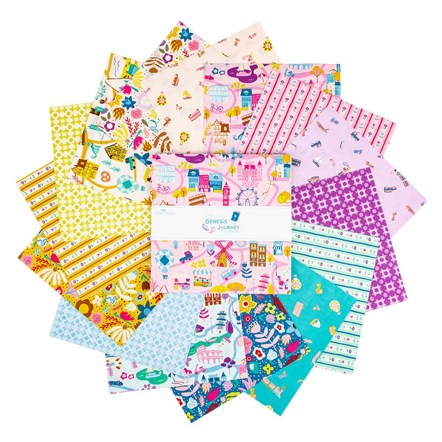 The Genesis of a Journey 10" Stacker by Riley Blake Designs - 42 Squares - Ray of Sonshine Design