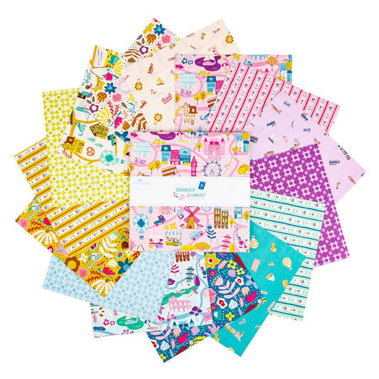 The Genesis of a Journey 10" Stacker by Riley Blake Designs - 42 Squares - Ray of Sonshine Design