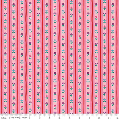 The Genesis of a Journey Bavarian Rose - Riley Blake Designs - Cotton Fabric by the yard - C16934 - ROSE - Ray of Sonshine Design