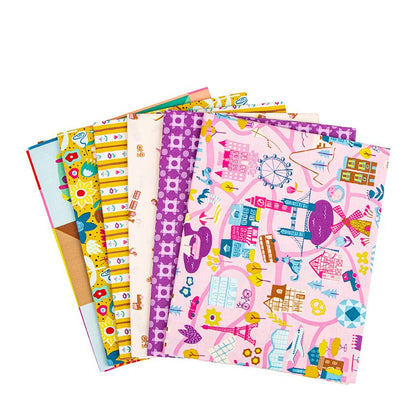 The Genesis of a Journey Rose 1 - Yard Fabric Bundle by Genesis Hall, 6 Pieces | Riley Blake Designs - Ray of Sonshine Design