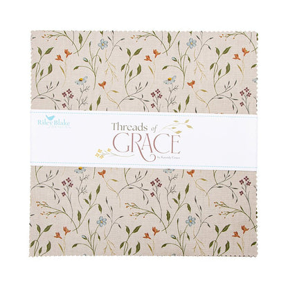 Threads of Grace 10 - inch Stacker by Riley Blake Designs - 42 Piece Precut Bundle - Ray of Sonshine Design