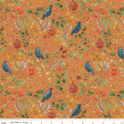 Trick or Treat Foliage Orange - Ray of Sonshine Design